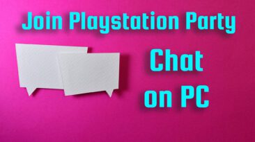 how to join playstation party on pc