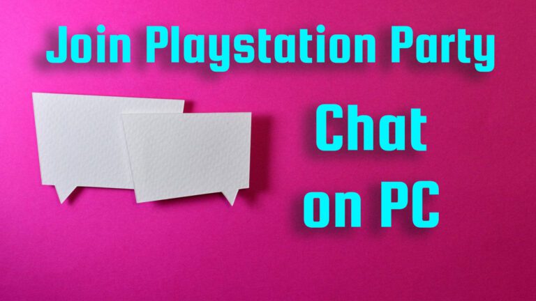 how to join playstation party on pc